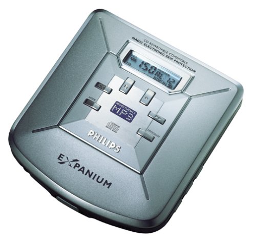 Philips EXP103 eXpanium Portable MP3-CD Player with 45-Second Anti-Skip and Car Kit