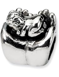Sterling Silver Reflections Baby in Hands Bead