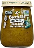 Beech-Nut Just Organic Stage 2 Purees - Pear, Kale & Cucumber - 4.25 Oz - 10 pk
