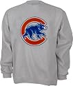 Chicago Cubs Grey 'Alternate Logo' Crew Neck Sweatshirt by Stitches