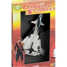 Captain Scarlet Classic Angel Interceptor and New White Falcon set