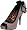Betsey Johnson Women's Cammie Open-Toe Pump,Black/Pink,6 M US