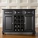 Crosley Furniture KF42001DBK Cambridge Buffet Server Cabinet