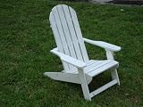 Adirondack Chair-eucalyptus Wood-painted White-AM 381 0
