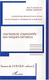L'entreprise confront�e aux risques naturels