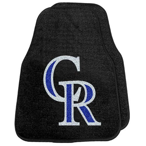 Fanmats MLB Colorado Rockies 2-pc. Car Mat Set