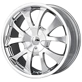 16x7 ION Alloy Style 121 (Chrome) Wheels Rims 4x100 114.3 (121-6701C) by ION Alloy
