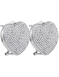 1.12CT-DIA MICRO-PAVE EARRINGS