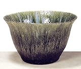 ★ギフト包装承ります★ 緑ガラス水鉢　20号　【信楽焼　水鉢】 　/ お楽しみグッズ(キッチン用品)付きセット