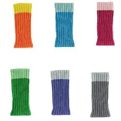 6 Pack iSock Beanie Cap / Sock ( Orange + Pink + Blue + Green + Purple + Gray ) for Apple iPod Nano 8Gb 16GB 4G 4th Generation