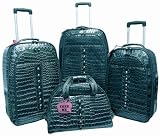 Kathy Van Zeeland Glamour Shot 4-Piece Luggage Set