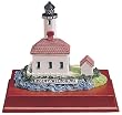 Lighthouse -Point Wilson, Wa - Cold Cast Resin - 4" Height