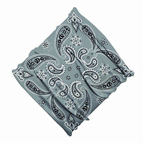 Buff UV Half Buff - Bandana Print Cash Grey, One Size