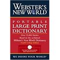 Webster's New World Portable Dictionary (Large Print) (Paperback)