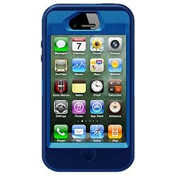 OtterBox Defender Series Hybrid Case & Holster for iPhone 4 & 4S - Ocean / Night Blue