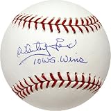 Whitey Ford MLB Baseball w/ 10 WS Wins Insc.
