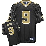 NFL New Orleans Saints Drew Brees Replica Team Color Jersey - Youth HOME/BLACK XL