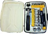Rolson 31 Piece Socket & Bit Set In Display Box28422 (rolson Tools, ) Consists Of 1 X Dual Ratchet Handle Dc Socket Drives X 1/4 Hex Bits Drives 1 X 1/4 Dcx 1/4" Hex Adaptor 1 X 1/4 Dex 1/4 Hex Spanner 2 X Precision Screwdriver: Slot 2.0 X 25mm Cross Point 100 X 25mm 8 X 1/4" Dc Socket 5.5 6 7 8 10 11 12 13mm 18 X 1/4" Hex Bits: Slot4 5.5 7mm. Cross Point #1 #2 #3 Star T8 T10 T15 T20 T25 T30. Hex 2 2.5 3 4 5mm