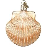 Old World Christmas Clam Shell Glass Blown Ornament