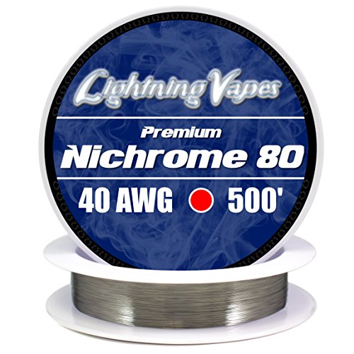 Genuine Lightning Vapes 40 AWG Nichrome 80 Wire 500'