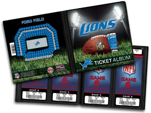 NFL Detroit Lions Ticket Album