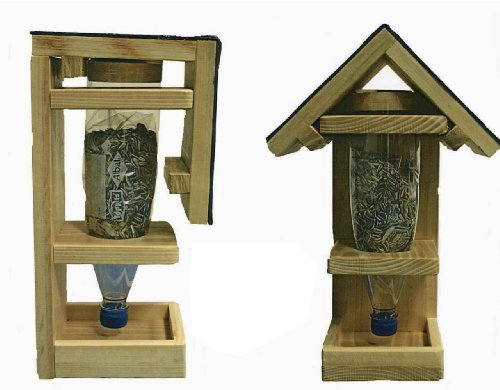 WL House-Gard 111 Silo-Futterstation 38 x 24 x 15 cm mit abnehmbarem Dach