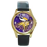 Minnesota-Vikings Gold Metal Watch