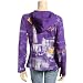 LSU Tigers Ladies Purple Rhinestone Full Zip Hoody image 3
