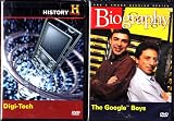 The Google Boys Biography , Digi-Tech The History Of Digital Technology Including The First Computer : 2 Pack Collection