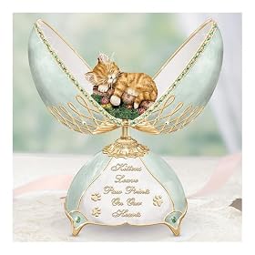 Kitten Dreams Collectible Cat Musical Egg by Ardleigh Elliott