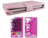 Bundle Monster Barnes & Noble Nook Genuine Leather Case Cover Jacket + Skin Art Decal Sticker + Screen Protector Ebook Accessories Combo - Fit 3G and Wifi Version