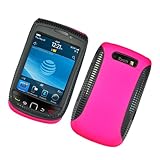 Hybrid Black/ Hot Pink Hard Protector Back Cover Case For BlackBerry Torch  ....