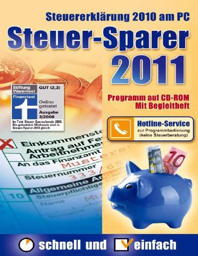 Steuer-Sparer 2011 - Steuererklärung 2010 am PC