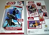 STAR WARS CLONE WARS 34 Valentines with Poster