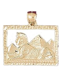 CleverEves 14K Gold Pendant Egyptian Themed 6.2 - Gram(s)