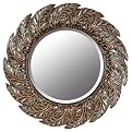 Round Leaf Mirror
