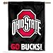 OSU Buckeyes House Flag GO BUCKS