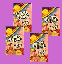 Wyler's Light Raspberry-Lemonade Singles to Go (8 packets each box) FOUR BOXES