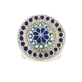 Silver Blue Fountain Mosaic Ring