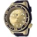 Swiss Legend Men's 21818D-YG-07-BL Neptune Collection Yellow Gold Ion-Plated Blue Rubber Watch
