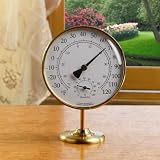 Conant Custom Brass Model TH-20 Vermont Antiqued Brass Portable Weather Station