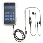 Eforcity Stereo Headset with Bulit-in Microphone and Click / Hold Button (Black) for Apple iPhone / iPhone 3G / iPod Video / iPod Touch / iPod nano $0.96