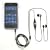 Eforcity Stereo Headset with Bulit-in Microphone and Click / Hold Button (Black) for Apple iPhone / iPhone 3G / iPod Video / iPod Touch / iPod nano