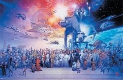 Star Wars - Galaxy 22x34 Poster Art Print Starwars characters