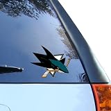 NHL San Jose Sharks 3.75" x 4" Window Cling