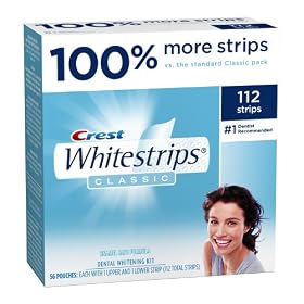 Crest Classic 100% More Pack Whitestrips, 112-Count