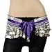 BellyLady Multi Row 338 Coin Belly Dance Wrap, Silver Coins BLACK 51QInDddu%2BL. AA75 BellyLady Multi Row 338 Coin Belly Dance Wrap, Silver Coins BLACK