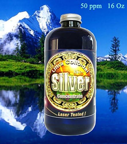 "Bio-Silver"Ultra Colloidal Silver 50 PPM 16 Oz