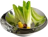 Basic Essentials 2 Piece Stainless Steel Conical Salad Bowl Set