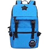 Artone Unisex Water Resistant Oxford Fashion Dots Laptop Backpack School Daypack With Laptop Compartment